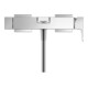 Duravit Wannen-Einhebelmischer Manhattan AP, Wandmontage, chrom-1
