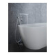 Duravit Wannen-Einhebelmischer Tulum A 216mm, bodensteh., m Umstellvent., chr