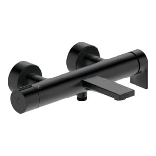Duravit Wannen-Einhebelmischer Tulum AP, m Umstellvent., Wandmont., sw matt