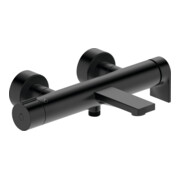 Duravit Wannen-Einhebelmischer Tulum AP, m Umstellvent., Wandmont., sw matt