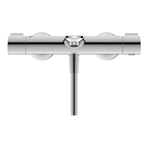 Duravit Wannen-Einhebelmischer Wave AP, Ab- und Umstellventil, chrom