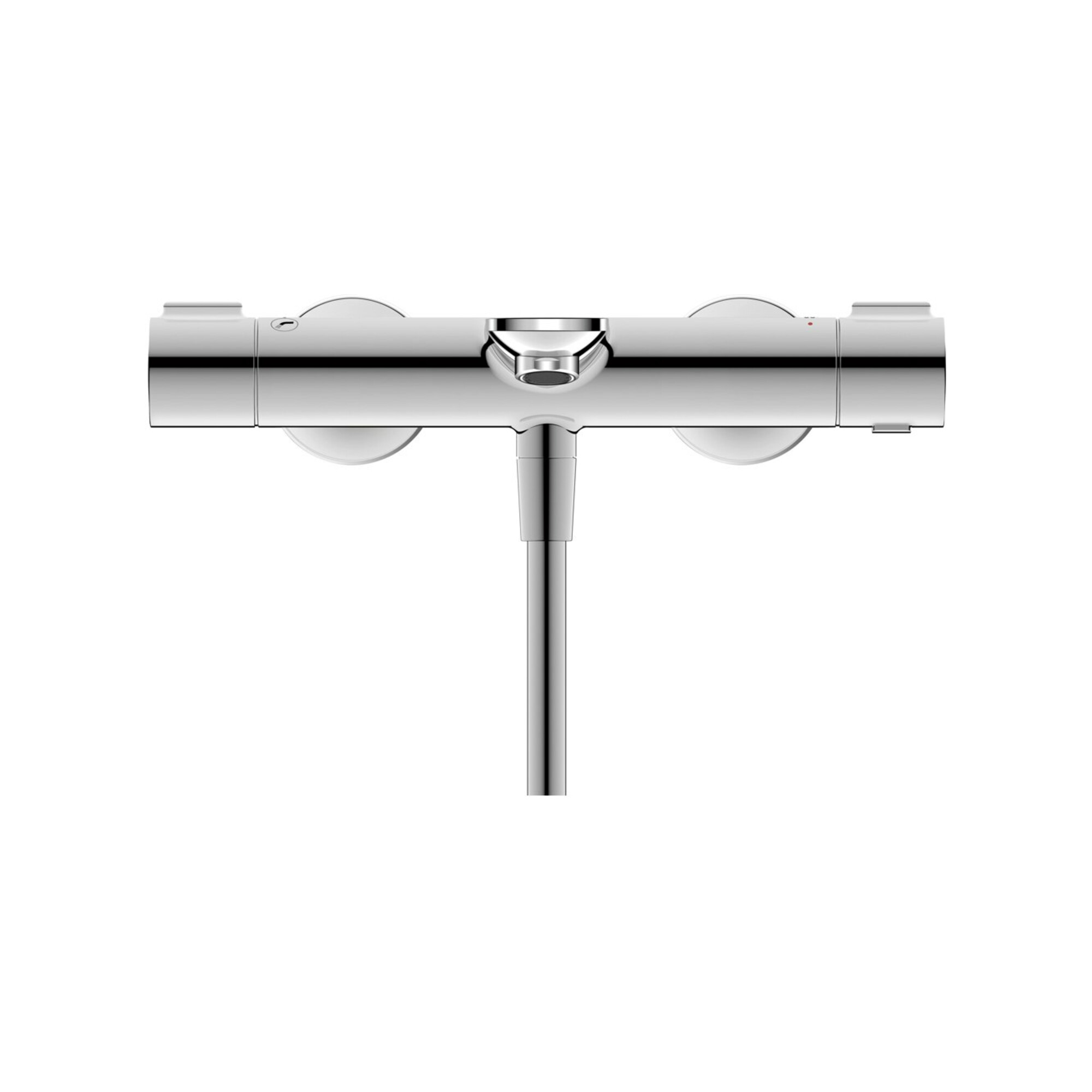 Duravit Wannen-Einhebelmischer Wave AP, Ab- und Umstellventil, chrom