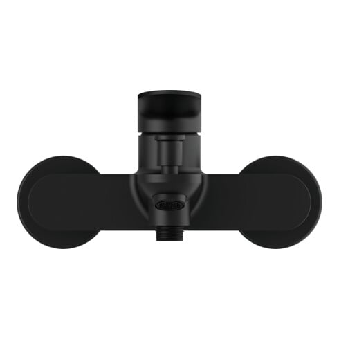 Duravit Wannen-Einhebelmischer Wave AP, Umstell. m autom. Rückstellg., sw m