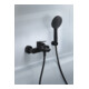 Duravit Wannen-Einhebelmischer Wave AP, Umstell. m autom. Rückstellg., sw m-4