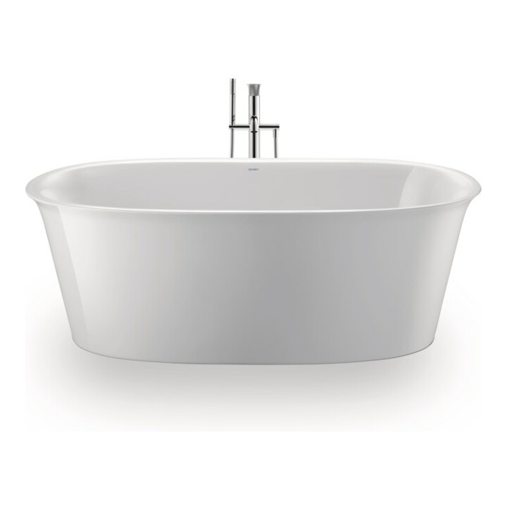 Duravit Wannen-Einhebelmischer White Tulip Ausladung 200mm, bodenstehend, chrom