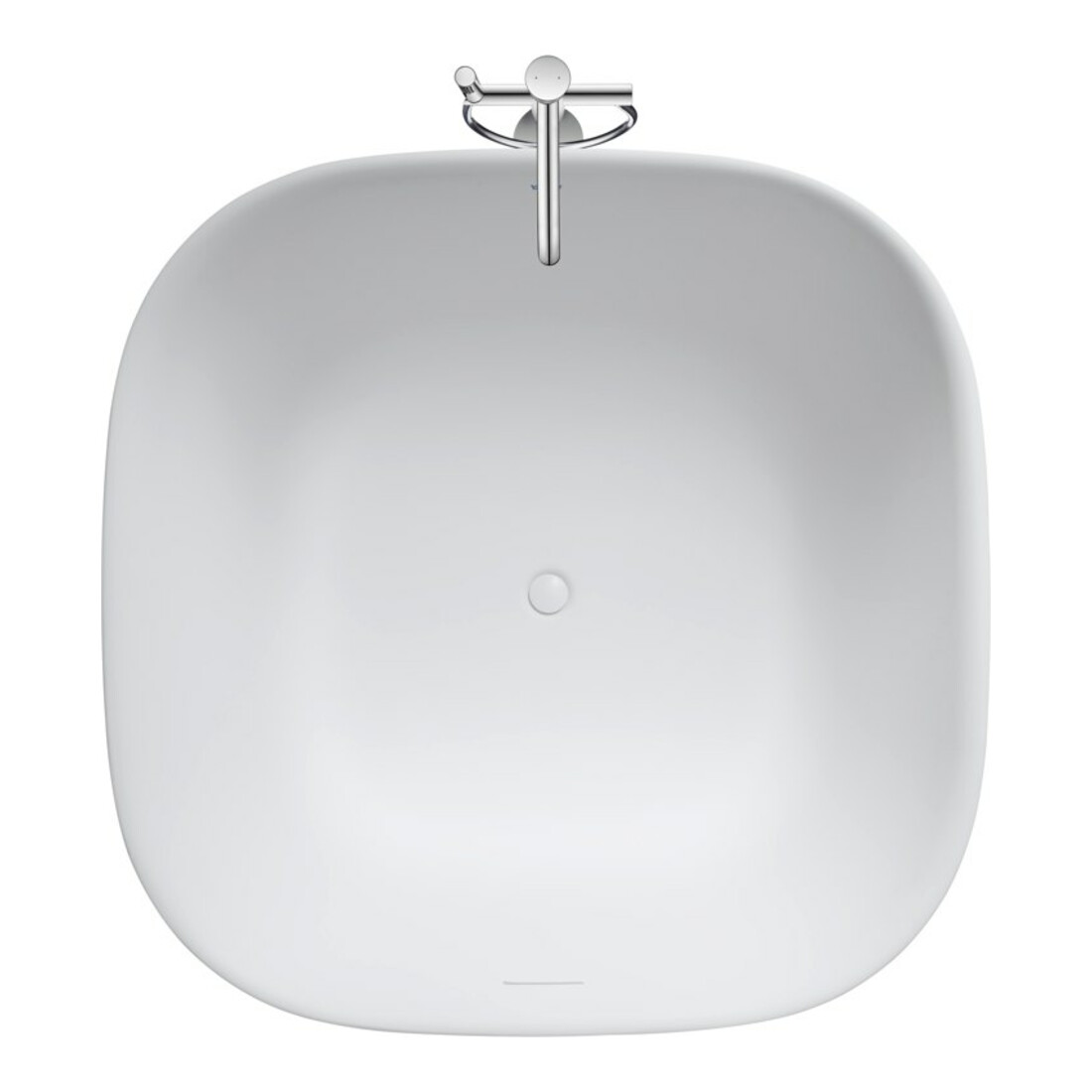 Duravit Wannen-Einhebelmischer White Tulip Ausladung 200mm, bodenstehend, chrom