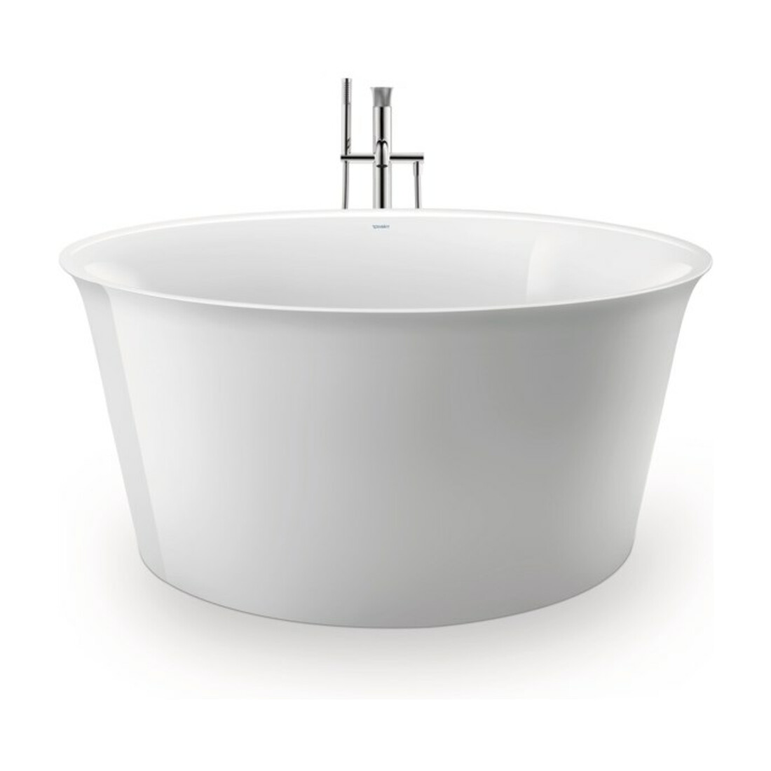 Duravit Wannen-Einhebelmischer White Tulip Ausladung 200mm, bodenstehend, chrom