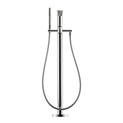 Duravit Wannen-Einhebelmischer White Tulip Ausladung 200mm, bodenstehend, chrom