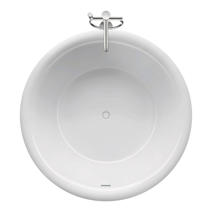 Duravit Wannen-Einhebelmischer White Tulip Ausladung 200mm, bodenstehend, chrom