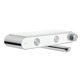 Duravit Wannen-Thermostat AP, 2 Verbraucher, chrom/weiß