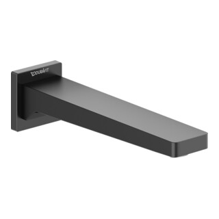 Duravit Wanneneinlauf Manhattan Ausladung 189mm, schwarz matt