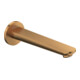 Duravit Wanneneinlauf Wave Ausladung 202mm, Bronze gebürstet-1