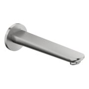 Duravit Wanneneinlauf Wave Ausladung 202mm, Edelstahl gebürstet-1