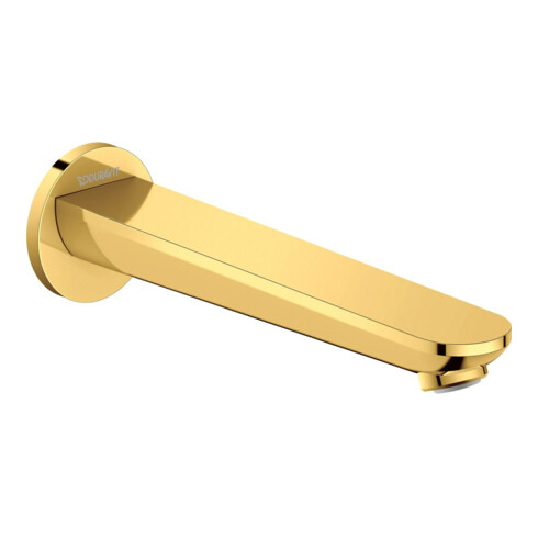 Duravit Wanneneinlauf Wave Ausladung 202mm, Gold poliert