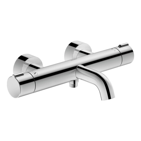 Duravit Wannenthermostat C.1 AP, m Ab- u Umst-V, Wandmont., sw ma