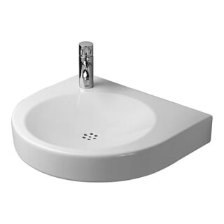 Duravit Waschtisch Architec Vital Med 57,5x52cm, HL li, o Ü, m HLB, BF, we