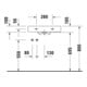Duravit Waschtisch Architec Vital Med 57,5x52cm, HL li, o Ü, m HLB, BF, we-5