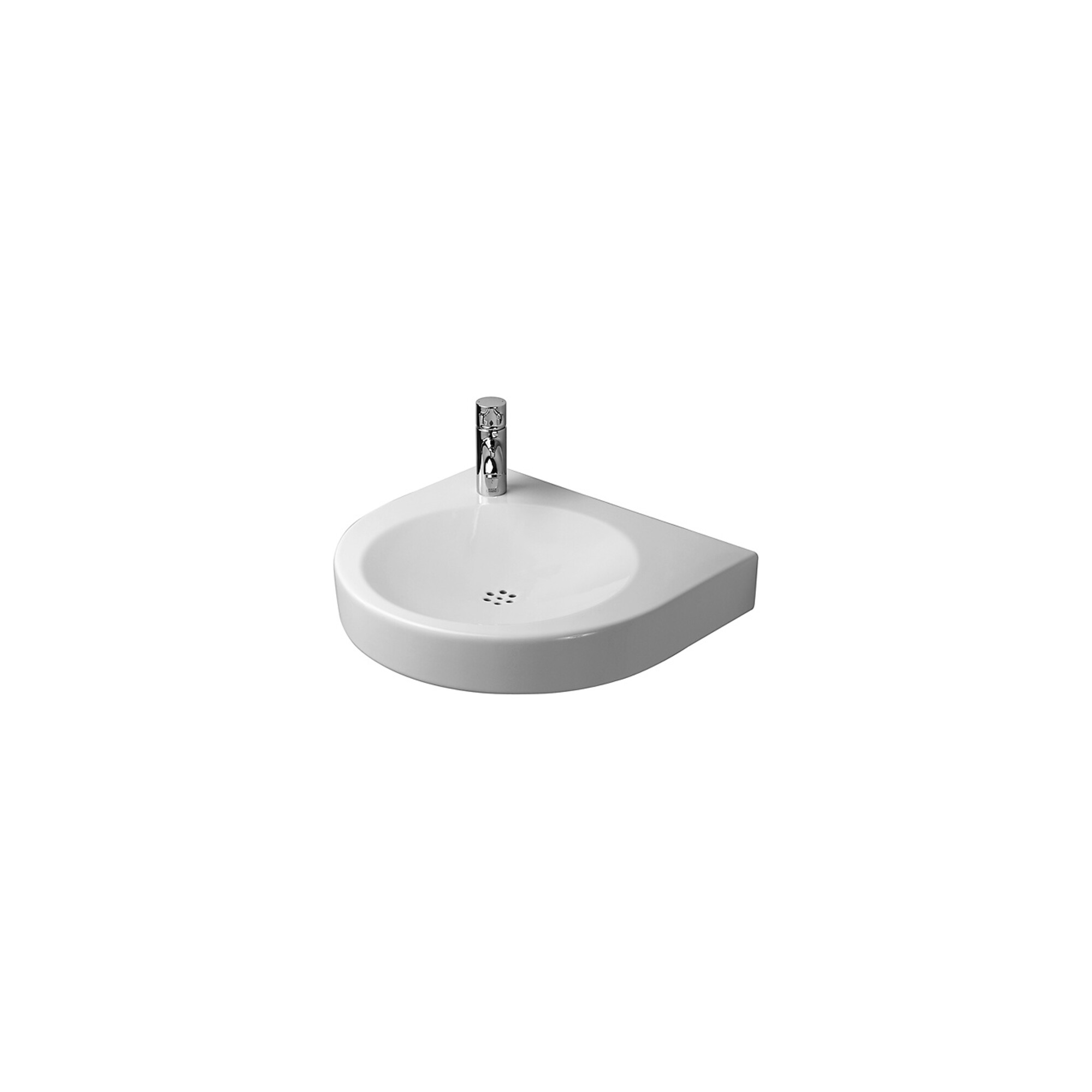 Duravit Waschtisch Architec Vital Med 57,5x52cm, HL r, o Ü, m HLB, BF, we