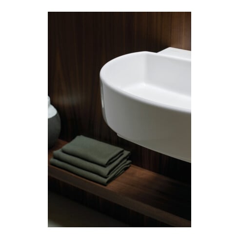 Duravit Waschtisch Balcoon 55x48cm, we. hgl, m Hahnl., ÜL, Hahnloch