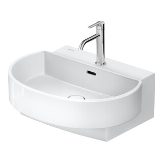 Duravit Waschtisch Balcoon 60x48cm, we. hgl, m Hahnl., ÜL, Hahnloch