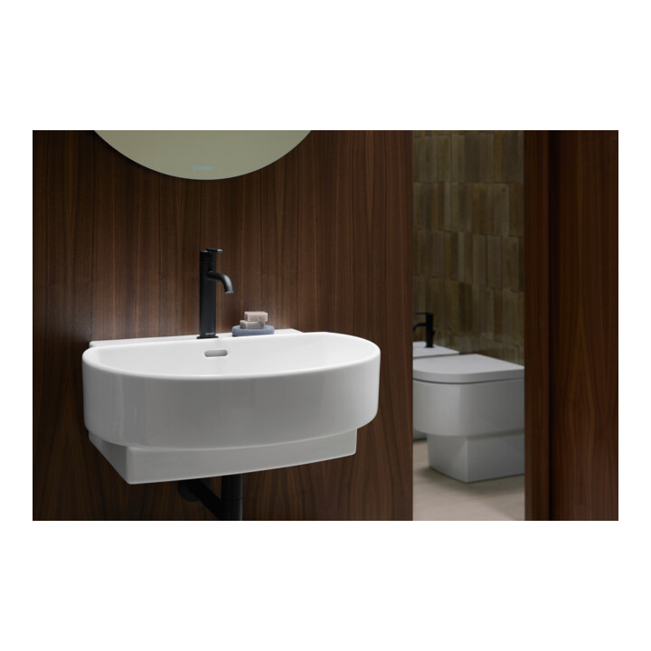 Duravit Waschtisch Balcoon 60x48cm, we. hgl, m Hahnl., ÜL, Hahnloch