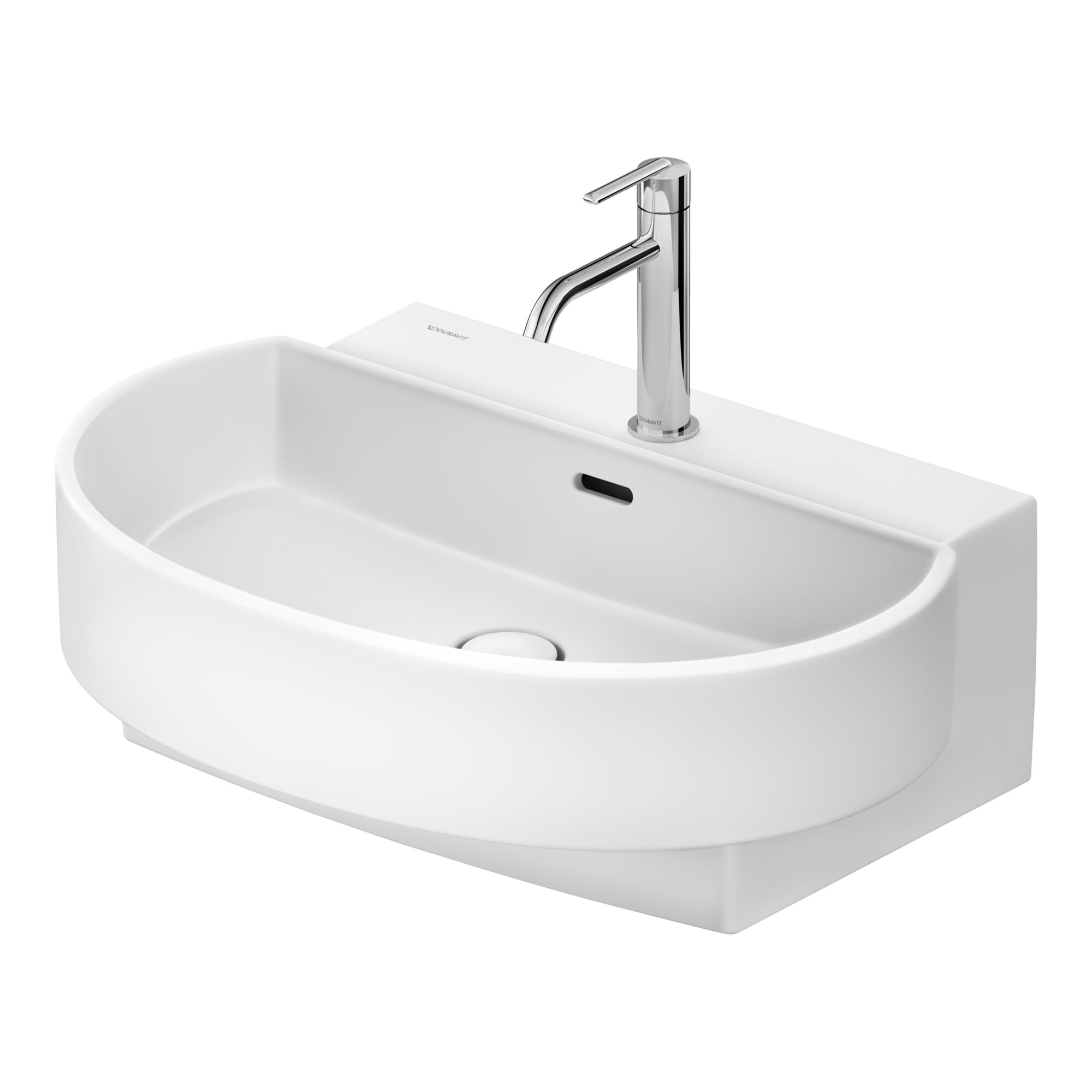 Duravit Waschtisch Balcoon 65x48cm, w sm, m Hahnl., ÜL, Hahnloch