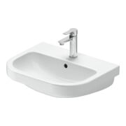 Duravit Waschtisch D-Code 55x43cm, mit Hahnloch, Überlauf, weiß