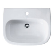 Duravit Waschtisch D-Code 60x46cm, m HL, ÜL, Hahnlochbank, weiß-5