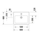 Duravit Waschtisch D-Code 60x48cm, m Hahnloch, mit Überlauf, weiß-5