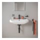 Duravit Waschtisch D-Code 65x46cm, m Hahnloch, mit Überlauf, weiß