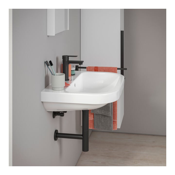 Duravit Waschtisch D-Code 65x46cm, m Hahnloch, mit Überlauf, weiß
