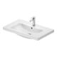Duravit Waschtisch D-Code 80x48cm, m Hahnloch, mit Überlauf, weiß-1