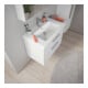 Duravit Waschtisch D-Code 80x48cm, m Hahnloch, mit Überlauf, weiß