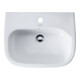 Duravit Waschtisch D-Code 55x43cm, m HL, ÜL, Hahnlochbank, weiß-1