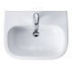 Duravit Waschtisch D-Code 60x46cm, m HL, ÜL, Hahnlochbank, weiß-1