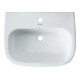 Duravit Waschtisch D-Code 60x46cm, m HL, ÜL, Hahnlochbank, weiß-4