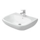 Duravit Waschtisch D-Code 65x50cm, m HL, ÜL, Hahnlochbank, weiß-1
