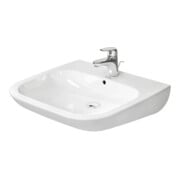 Duravit Waschtisch D-Code Vital 60x55,5cm, m HL, Ü, HL, barrieref., we.