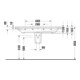 Duravit Waschtisch D-Neo 120,5x48cm, m Ü, HL, we hgl, m Hahnl.