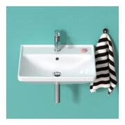 Duravit Waschtisch D-Neo 60x44cm, m Hahnl., we, ÜL, Hahnloch, we-2