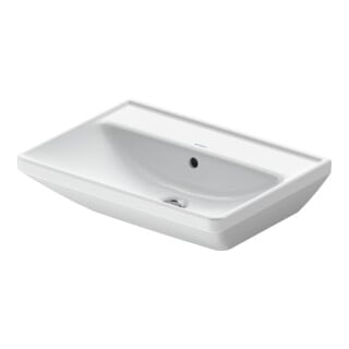 Duravit Waschtisch D-Neo 60x44cm, o. Hahnl., we, ÜL, Hahnloch, we