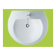 Duravit Waschtisch Darling New 55x48cm, we, m HL, ÜL, Hahnlochbank-1