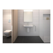 Duravit Waschtisch DuraStyle 60x44cm, we, m HL, ÜL, Hahnlochbank