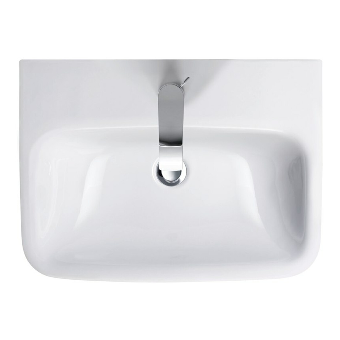 Duravit Waschtisch DuraStyle 60x44cm, we, m HL, ÜL, Hahnlochbank