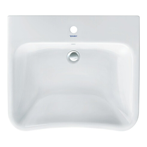 Duravit Waschtisch DuraStyle Vital 65x57cm, m HL, ÜL, HLB, barrieref., weiß
