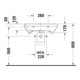 Duravit Waschtisch DuraStyle Vital Med 65x57cm, o Ü, m HLB, BF, o. HL, we-4