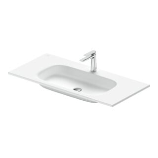 Duravit Waschtisch DuroCast Plus Sivida 102x48,5cm, m Hahnloch, weiß seidenmatt