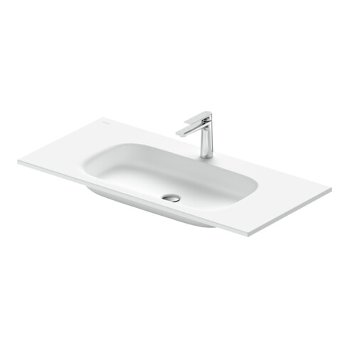 Duravit Waschtisch DuroCast Plus Sivida 102x48,5cm, m Hahnloch, weiß seidenmatt