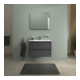 Duravit Waschtisch DuroCast Plus Sivida 82x48,5cm, mit Hahnloch, weiß seidenmatt-4