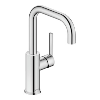 Duravit Waschtisch-Einhebelmischer Fresh u. -Flow Balcoon o. Zugstg. Abl.garn, chrom Hochglanz